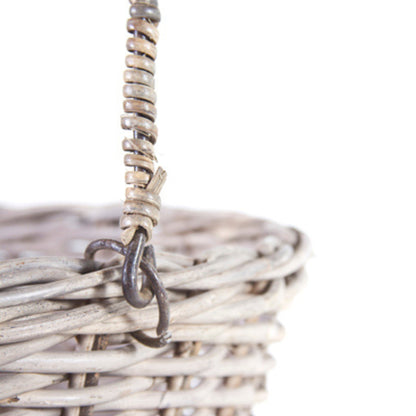 RATTAN BASKET W/HANDLE