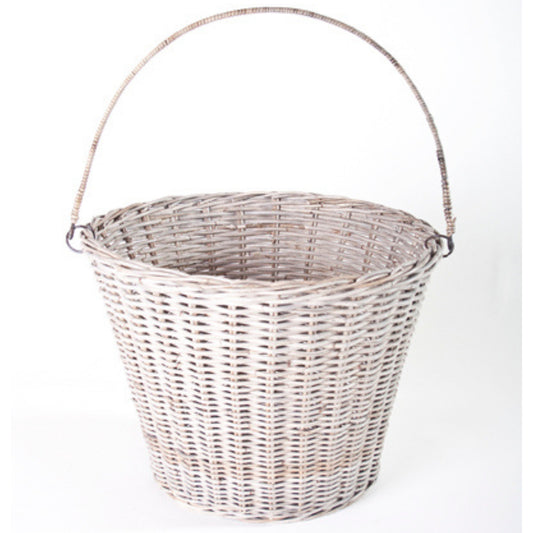RATTANKORB MIT GRIFF