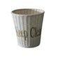 WASTE BASKET ‘KEEP CLEAN’ WHITE EDITION